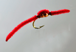 ** Red San Juan Worm Fly **